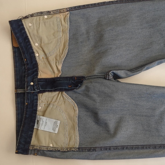 Levi's 523 Lift & Strengthen Distressed Bootcut Jeans 14M Blue - Picture 7 of 16